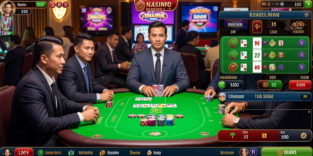 Tampilan antarmuka aplikasi DEWAPOKER yang menarik.