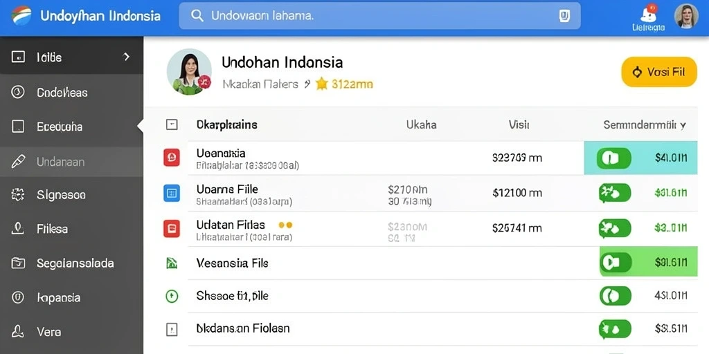 Tampilan antarmuka yang menarik dan mudah dinavigasi.