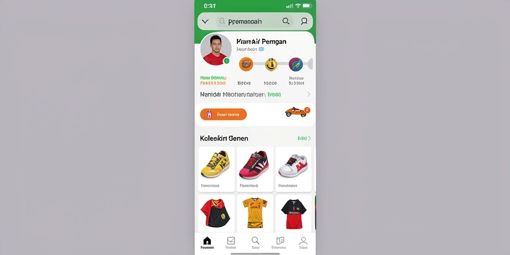 Tampilan antarmuka pengguna MARIATOGEL yang modern dan menarik.
