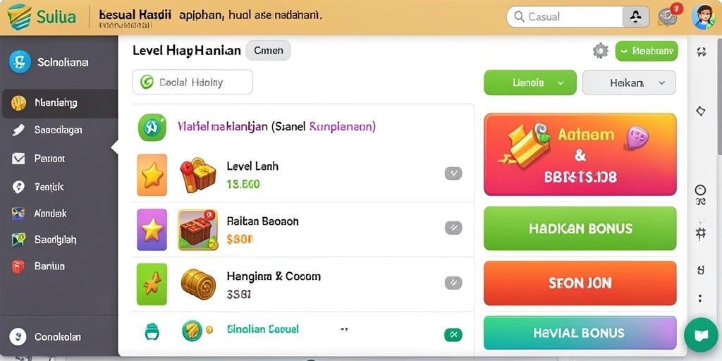 Tampilan antarmuka yang intuitif dan menarik.