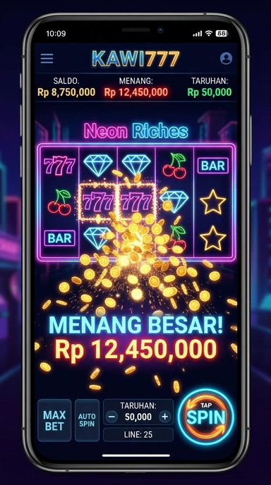 Galeri pratinjau visual kawi777 build APK resmi terbaru